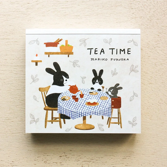 Memo Pad Series designed by Mariko Fukuoka - Tea Time