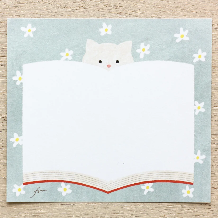 Memo Pad Series designed by Mariko Fukuoka - Meow