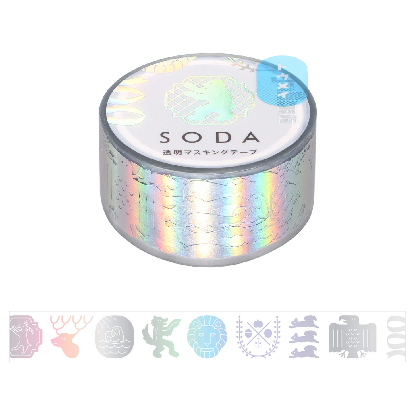 Hitotoki SODA Aurora Foil Clear Tape Series - Emblem