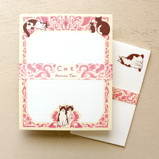 Letter Writing Set Series designed by Tani Konatsu - Cat