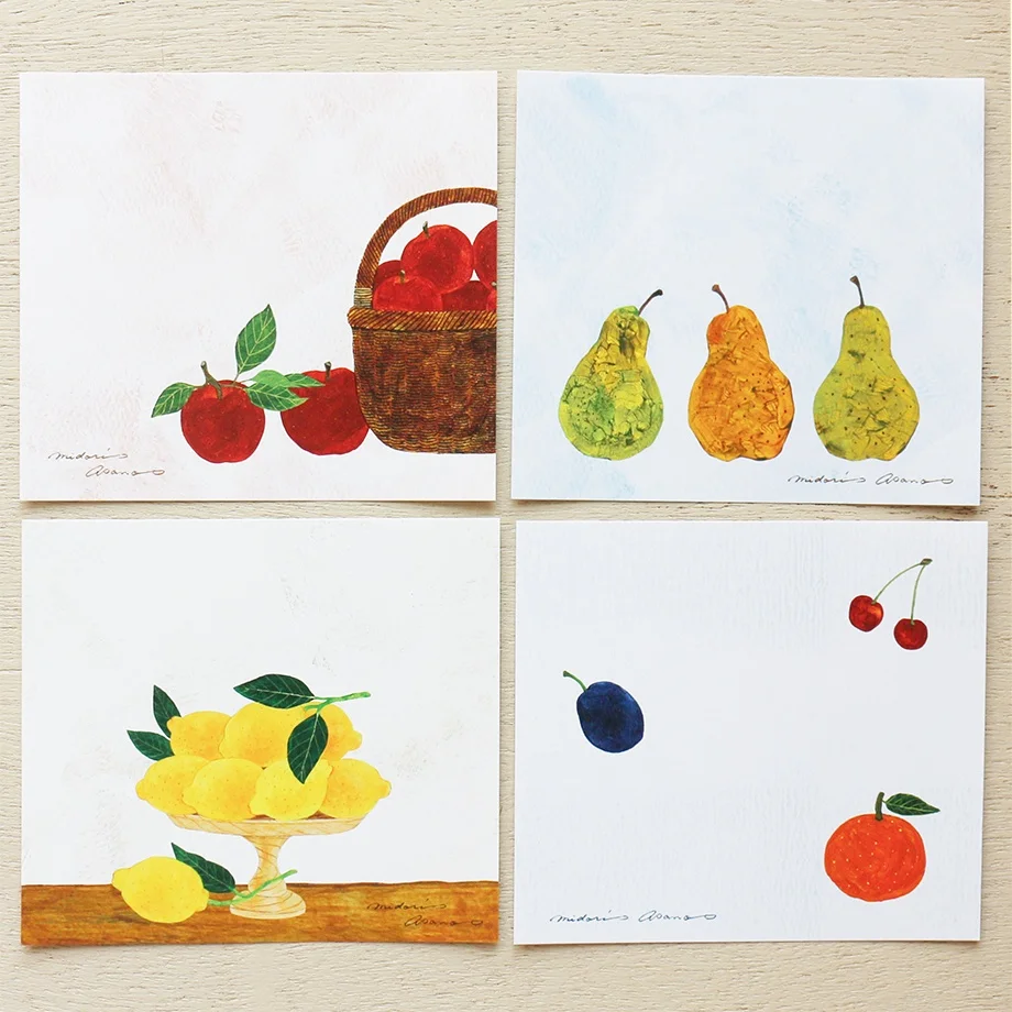 Memo Pad Series designed by Midori Asano - Fruits