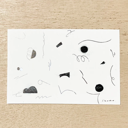 Foil Postcard Set designed by Nishi Shuku - Move