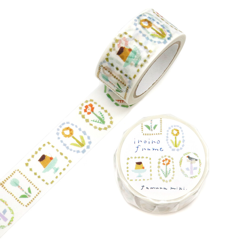 Saien Artist Washi Tape Series designed by Miki Tamura - Frame