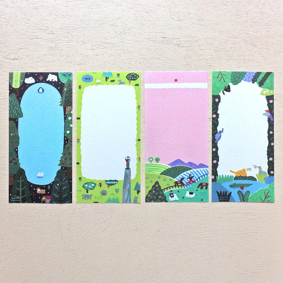 Mini Note Pad Series designed by Narumi Suzuki - Animal Life