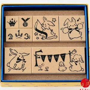 Animal Stamp Set -Rabbit