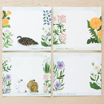 Memo Pad Series designed by Midori Asano - Fleur