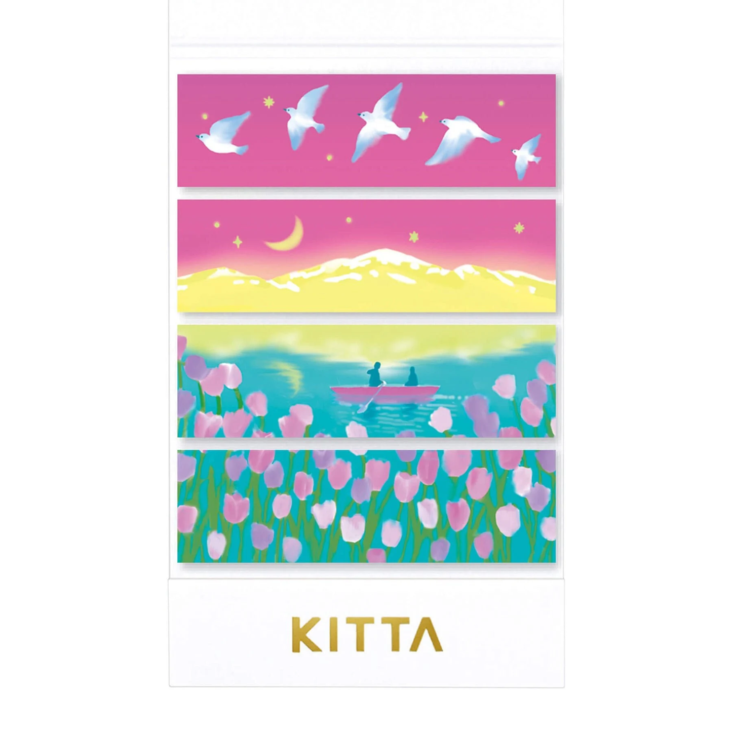 Hitotoki KITTA Basic Series Portable Sticker - Lake