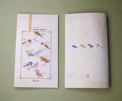 Retronome Series Colorful A5 Slim Notebook - Art Book of Wild Bird