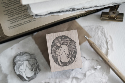 Pray Series Rubber Stamp - Stillness