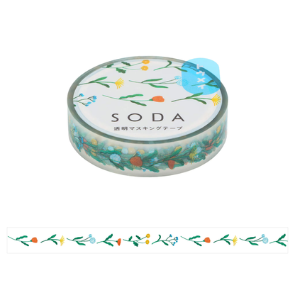 Hitotoki SODA Clear Tape Series - Flower