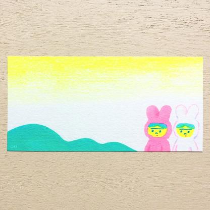 Mini Note Pad Series designed by Yuki Itoi - Usagi