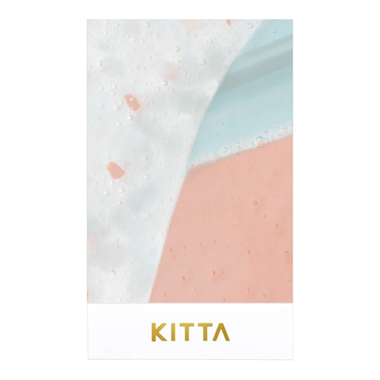 Hitotoki KITTA Clear Series PET Portable Sticker - Glass