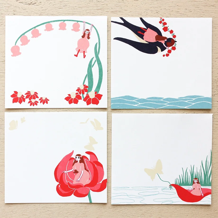 Memo Pad Series designed by Konatsu Tani - Thumbelina