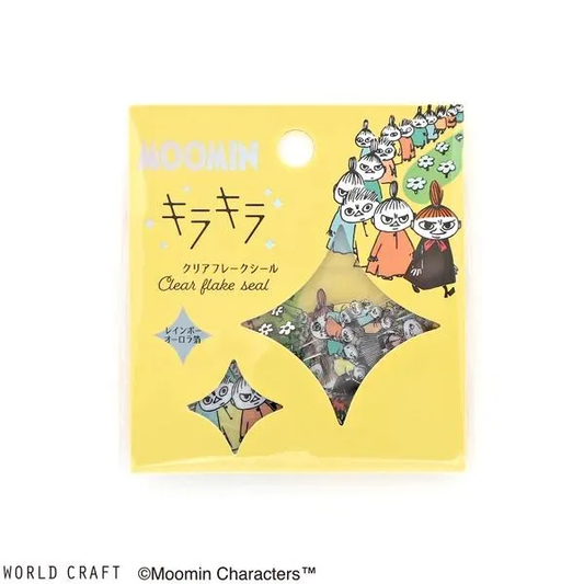 Moomin Limited Flake Sticker Bag - Little My & siblings