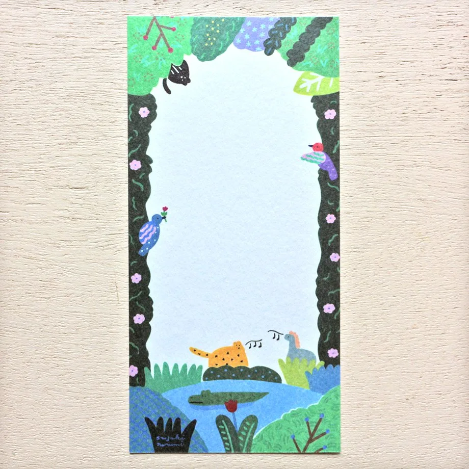 Mini Note Pad Series designed by Narumi Suzuki - Animal Life