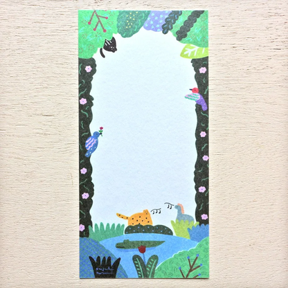 Mini Note Pad Series designed by Narumi Suzuki - Animal Life