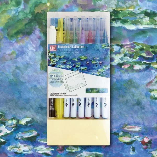 ZIG Historic Art Collection 8 Color Set - Monet