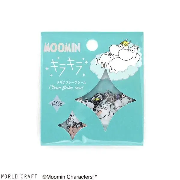 Moomin Limited Flake Sticker Bag - Moomin & Snorkmaiden