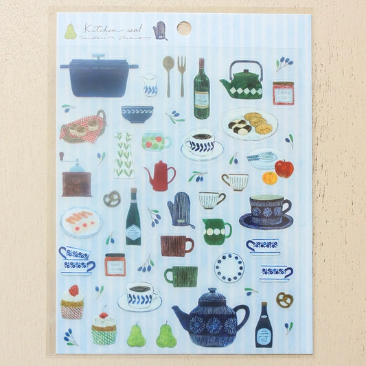 PET Sticker Series design by Asano Midori - Kitchen