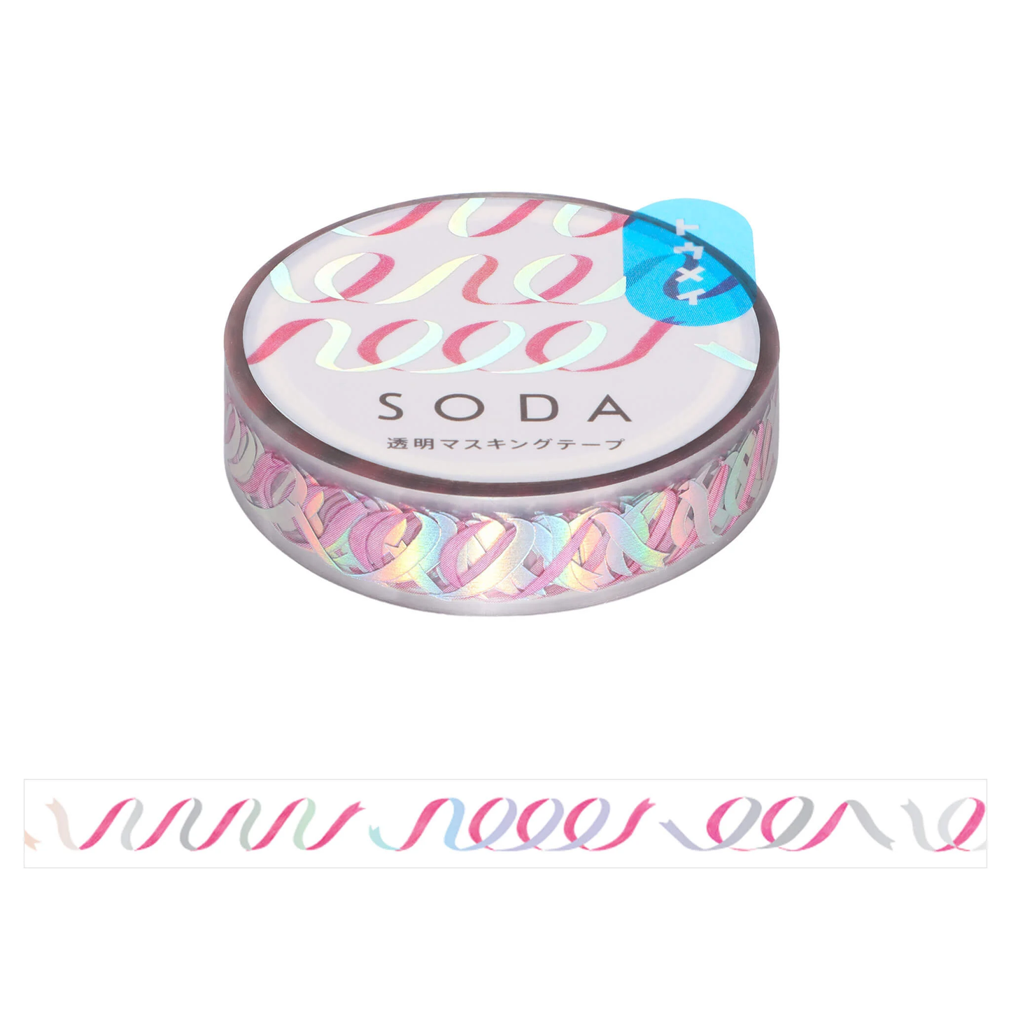 Hitotoki SODA Aurora Foil Clear Tape Series - Ribbon