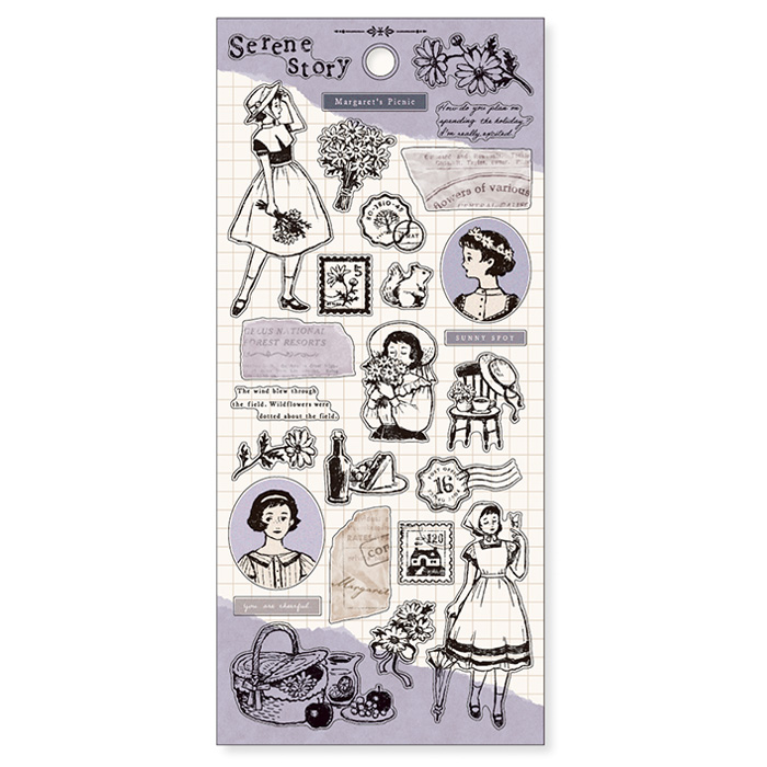 Serene Story Sticker Series - Margaret's Picnic