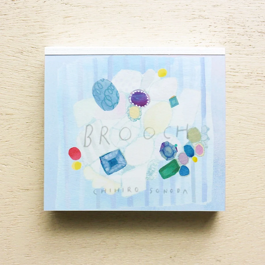 Memo Pad Series designed by Chihiro Sonoda - Brooch