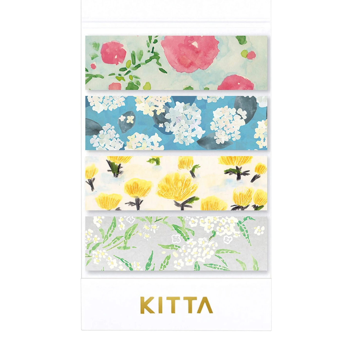 Hitotoki KITTA Basic Series Portable Sticker - Flower 7