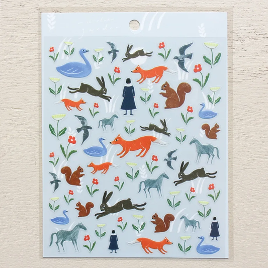 PET Sticker Series design by Nishi Shuku - Garden