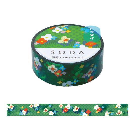 Hitotoki SODA Clear Tape Series - Flower Garden