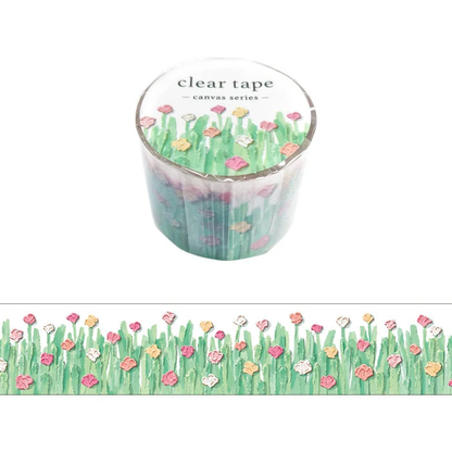 Canvas Series Clear Tape - Garden