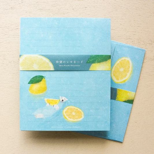 Letter Writing Set Series designed by Akira Kusaka - Long awaited Lemonade