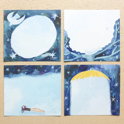 Memo Pad Series designed by Chihiro Sonoda - Starry Day