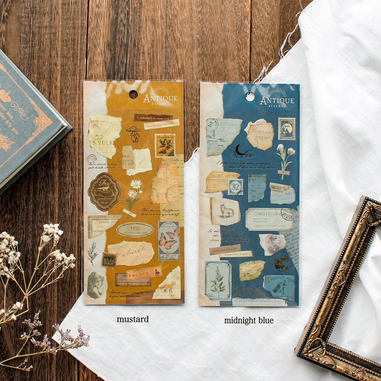 Antique Gold Foil Sticker Series - Mastard