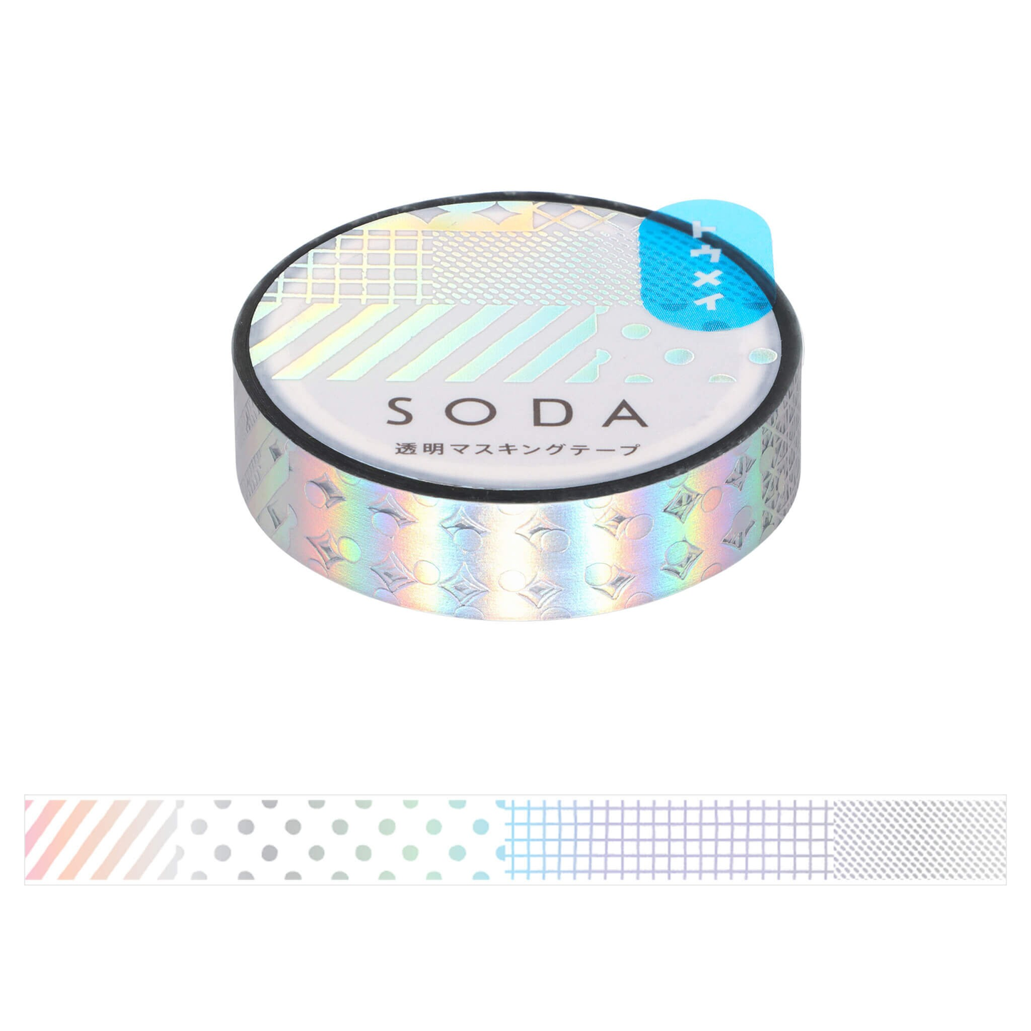 Hitotoki SODA Aurora Foil Clear Tape Series - Mix 2