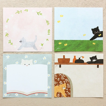 Memo Pad Series designed by Mariko Fukuoka - Meow