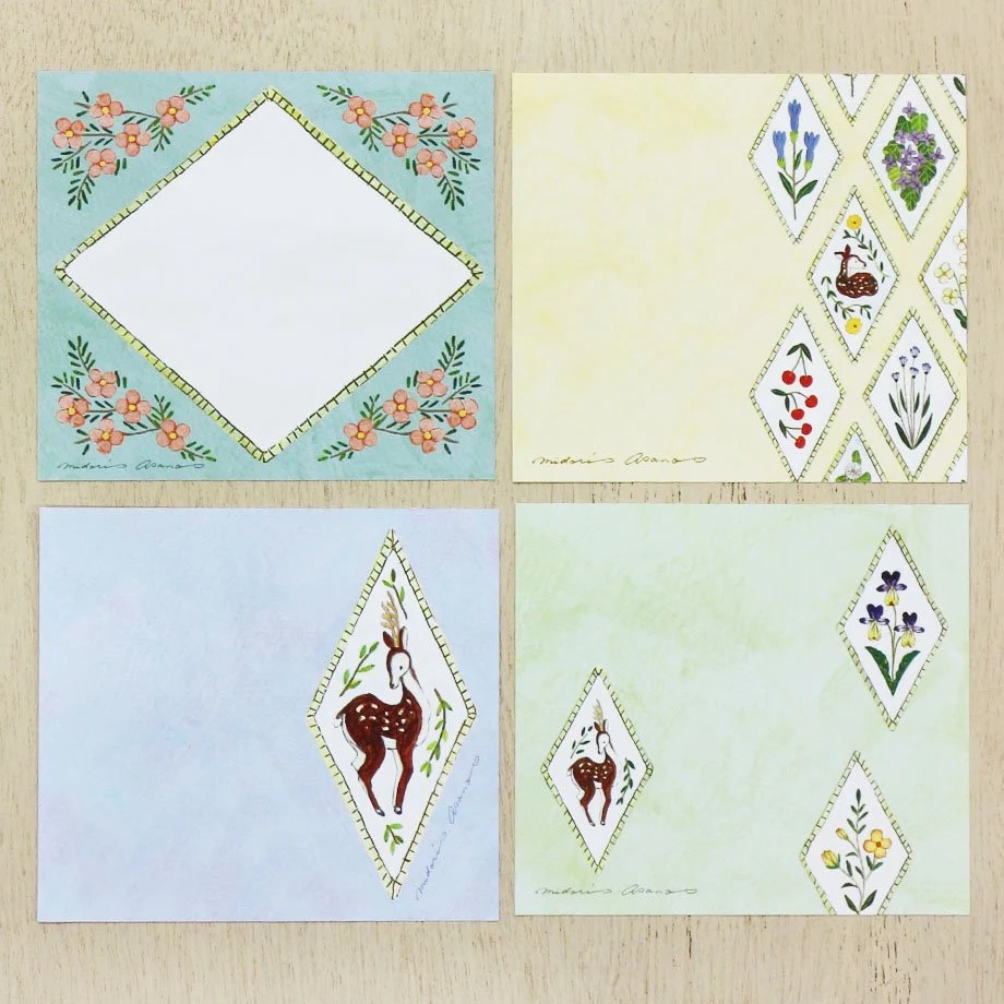 Memo Pad Series designed by Midori Asano - Deer Dream