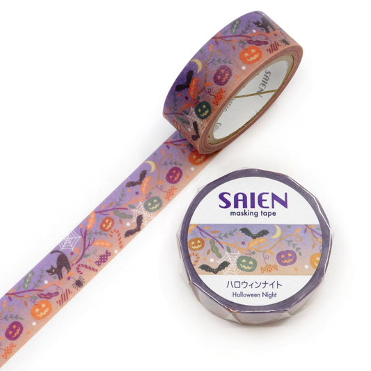 Saien Halloween Washi Tape Series - Night