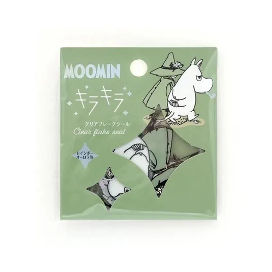 Moomin Limited Flake Sticker Bag - Moomin and Snufkin