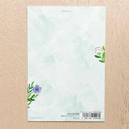 Foil Postcard Set designed by Asano Midori - Fleur