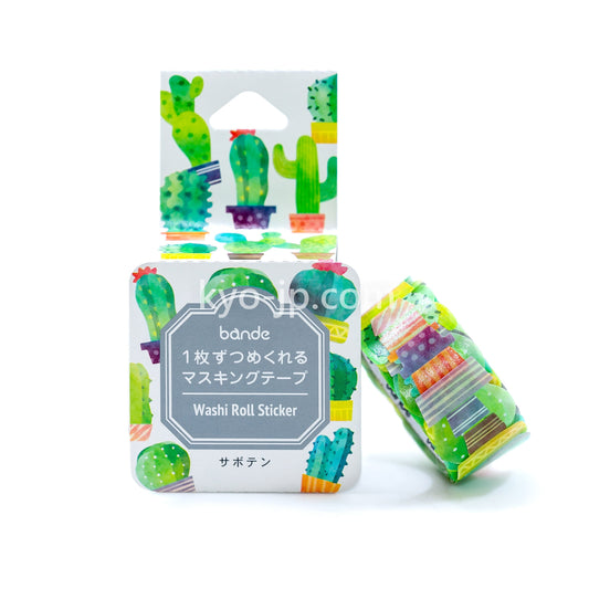 Washi Sticker Roll Series - Cacti