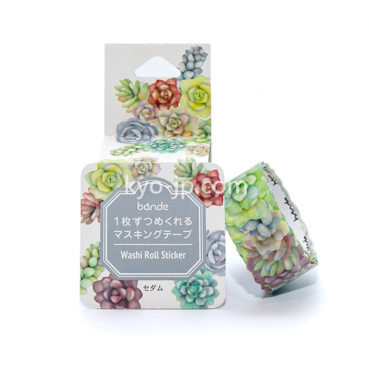 Washi Sticker Roll Series - Sedum