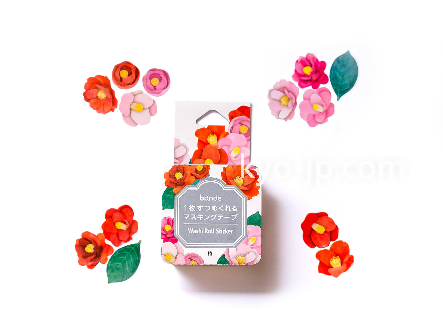 Washi Sticker Roll Series - Camellia