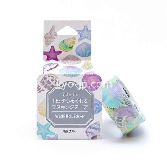 Washi Sticker Roll Series - Shell