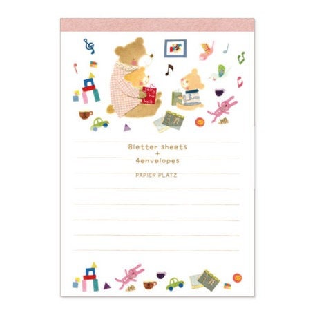 Letter Writing Set design by Fuwamoko Friends