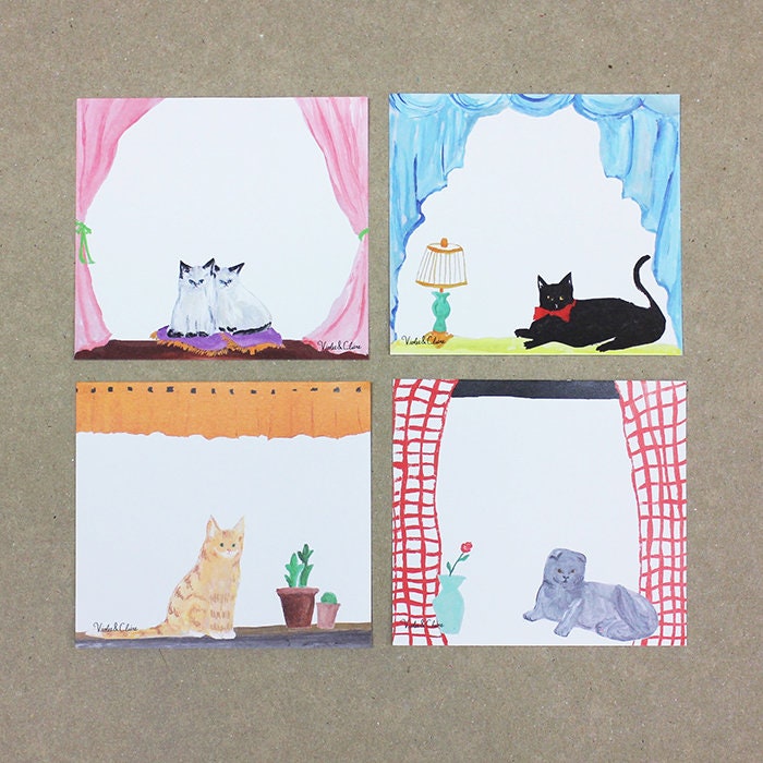 Memo Pad Series designed by Fragola, Violet & Claire - Sumire Taya Cat's View