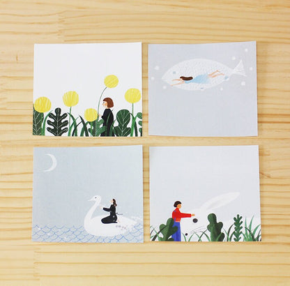 Memo Pad Series designed by Nishi Shuku - Trip