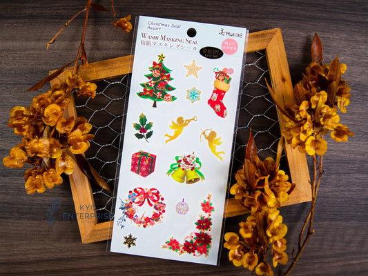 Monde The Christmas Gold Foil Sticker Series - Christmas Angel