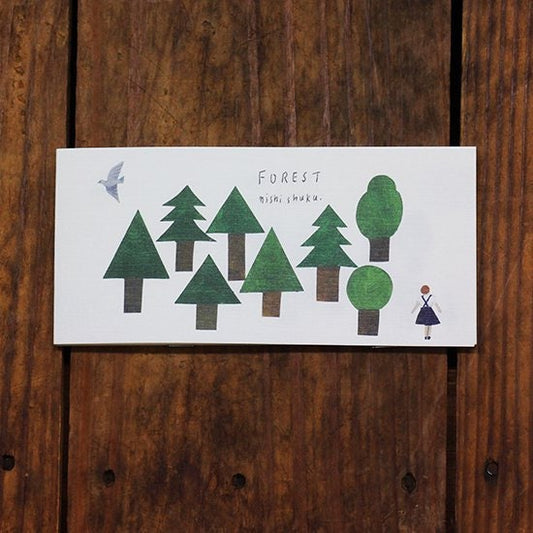 Mini Note Pad Series designed by Nishi Shuku - Forest