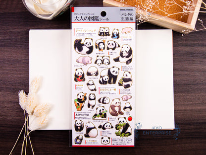 Visual Collection Gold Foil Sticker Series - Panda