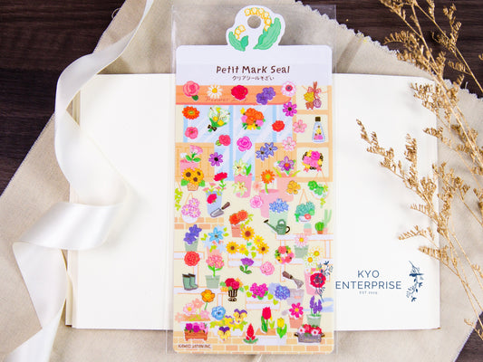 Petit Mark Seal Gold Foil Sticker Series - Flower